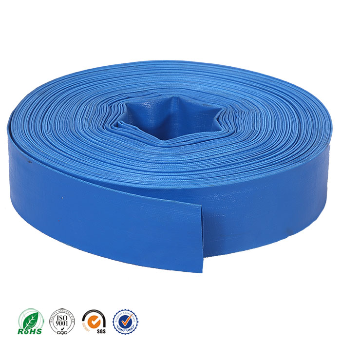 plastic lay flat hose manufacturer with different color and sizes